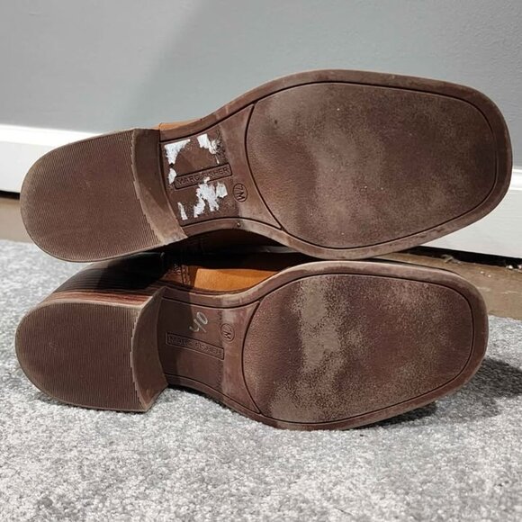 Marc Fisher Cognac‎ Leather Riding Boots - Picture 5 of 5